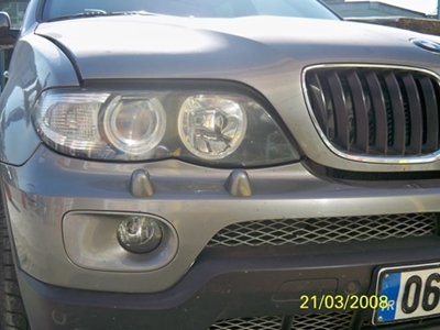 Far Temizliği BMW X5 FARI KİRLİ HALİ