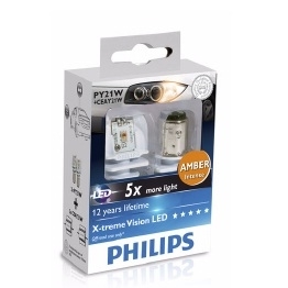 Far Temizliği Philips Tek Duy Led Turuncu Sinyal Ampulü